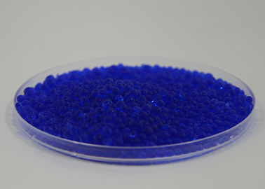 الصين 3 - 5mm الأزرق الذاتي هلام السيليكا مشيرا ، والسيليكا المجففة حبات غير سامة المزود